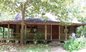 Edith L Moore cabin - wheelchair accessible from the other side.© Houston Audubon Society