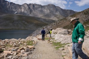 Accessible trail from Summit Lake to Overlook trail