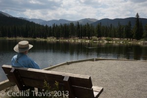 Accessible fishing platform Echo Lake, CO