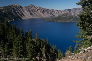 Crater Lake and Wizard Island Crater Lake National Park OR