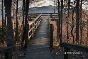 Wheelchair accessible Blue Ridge Overlook