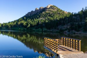 ADA wheelchair accessible fishing pier, Rocky Mountain National Park, Colorado