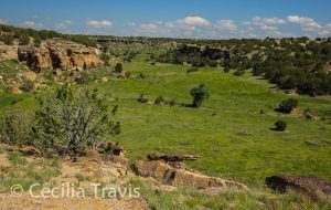 Vogel Canyon photographed from wheelchair accessible Overlook Trail, Comanche National Grasslands, CO