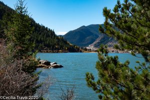 View from the accessible Bennhoff Trail around Georgetown Lake, CO